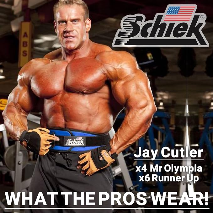 Schiek Sports 2006 Nylon 6" Weight Lifting Belt - Support Belt for Power Lifting