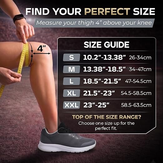 Knee Brace for Women & Men - Adjustable Patella Support & Side Stabilizers | Patella Gel Pad, Compression Support, Meniscus Support, ACL & MCL Support, Knee Pain Relief, Please Check Size Chart (XL)