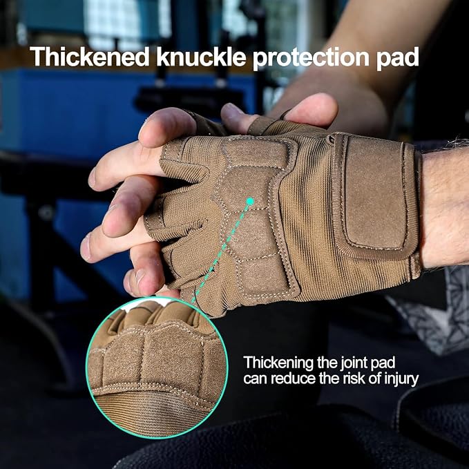 Mens Workout Gloves for Weight Lifting - Exercise Gloves for Men Women With Wrist Wrap Support, Palm Protection and Grips - Sport Daily Use