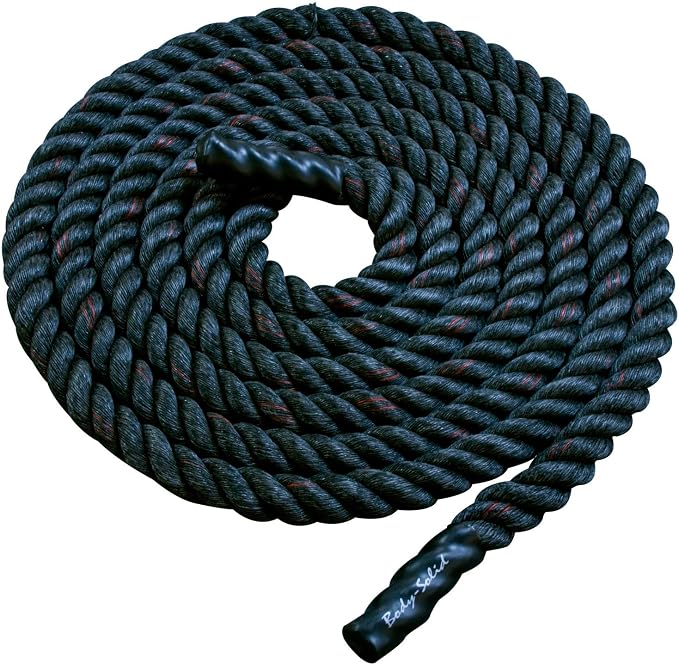 Body-Solid Fitness Training Battle Rope - Heavy Weighted Training Ropes for Home Gym, Ideal for Working Out and Strength Training - Exercise Rope for Adults