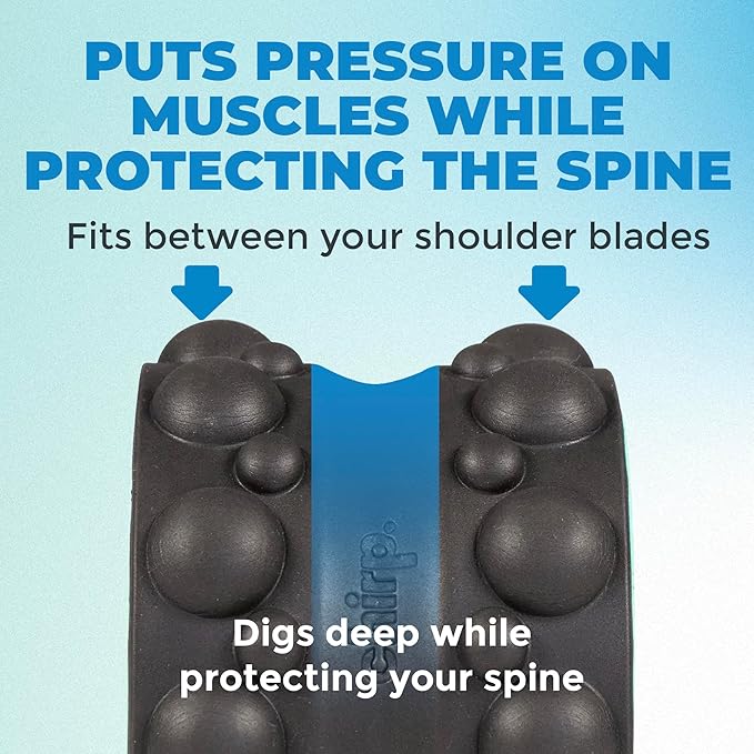 Chirp Wheel XR 6" Knot Kneader Back Roller for Deep Tissue Relief, Mint | Knot Kneader Back Roller, Shiatsu Foam Roller for Deep Muscle Knots, Trigger Point Back Massager, 6 Inch