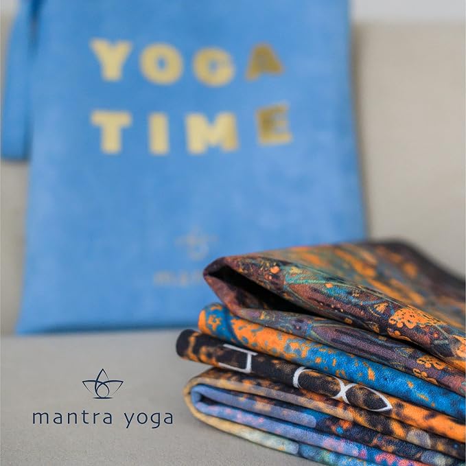 Mantra Yoga Travel PRO 1.5mm with Knee Pad - Foldable Fitness & Exercise Mat with Bag | Lightweight, Compact & Eco-Friendly | Non-Slip & Washable | For All Types of Yoga | 72" L x 24" W | 2.6 lbs