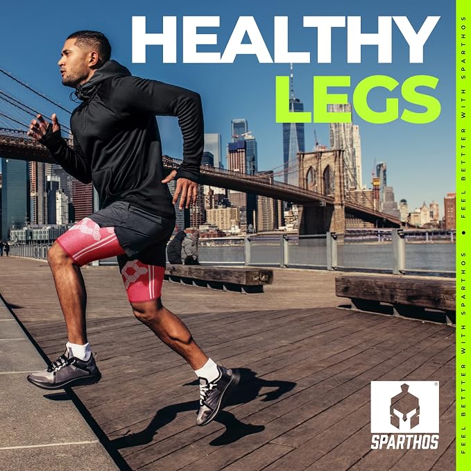 Sparthos Thigh Compression Sleeves, Quad Wrap, Hamstring Brace