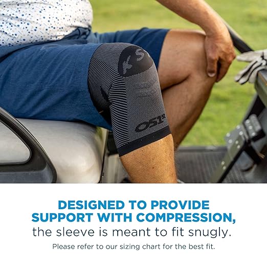 OrthoSleeve Compression Knee Brace, Knee Sleeve for ACL, MCL, Injury Recovery, Meniscus Tear, Pain, Aching Knees, Patellar Tendonitis & Arthritis Pain