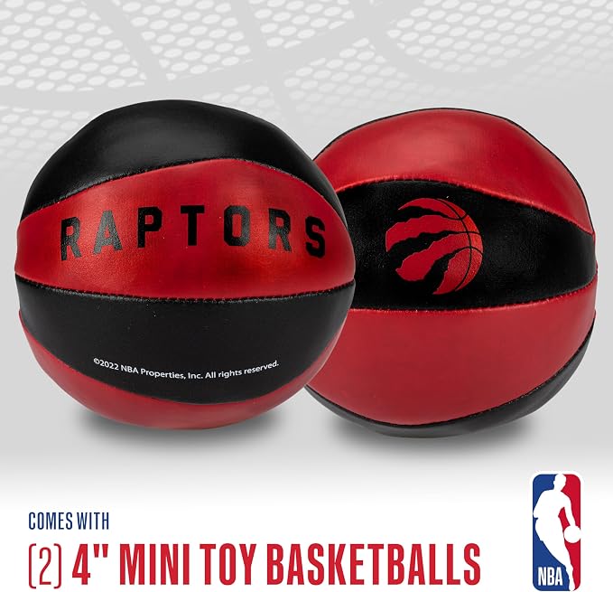 Franklin Sports NBA Toy Basketballs - 2 Pack of Kids Soft Mini Basketballs for Over The Door + Indoor Hoops - NBA Fan Shop