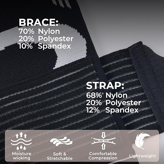 NeoTech Care Elbow Support Brace (Black, Size L, 1 Unit)