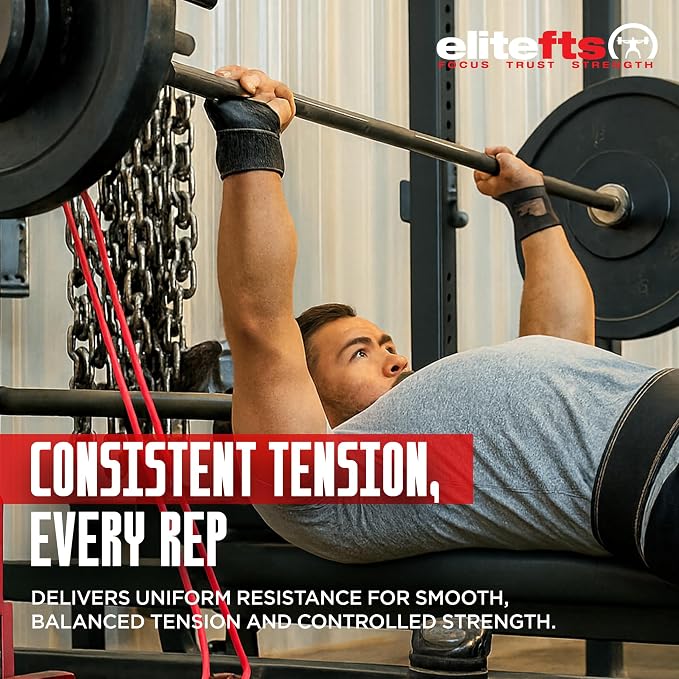 EliteFTS Pro Resistance Band - Boost Core Stability and Flexibility with This Portable, Joint-Friendly Tool