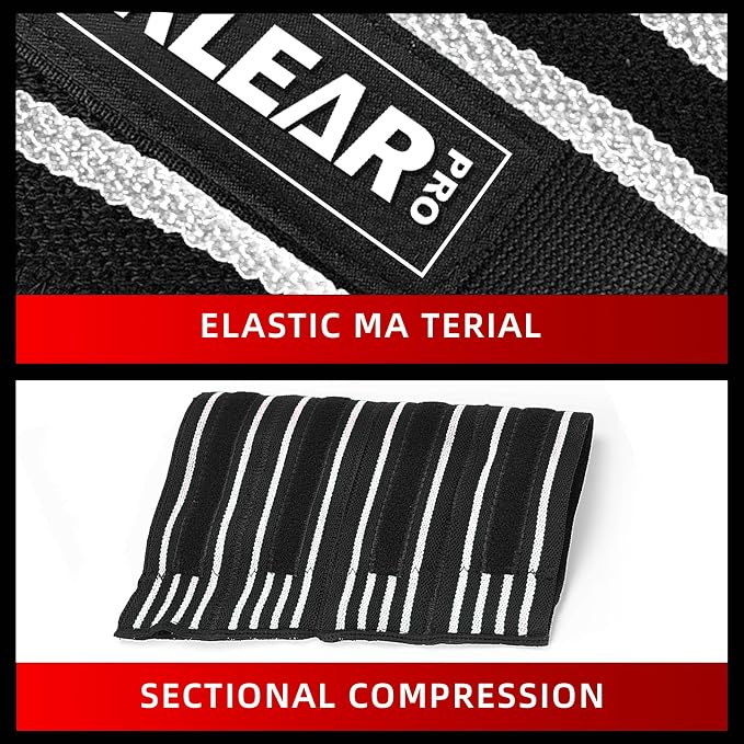 MANUEKLEAR Elbow Sleeves for Weightlifting, Adjustable Elbow Wraps for Weightlifting (XL(12.5"-14.5"))