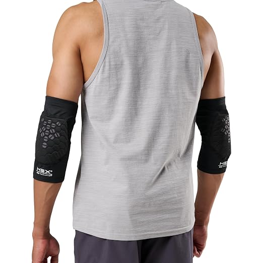 McDavid HEX Viz Knee / Elbow Pad Pair Black/Grey L