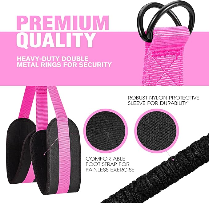 Pull Up Assistance Bands, Resistance Bands for Pull Up Bar Workout, Adjustable Heavy Duty Pull Up Assist Equipment with 4 Assistance Bands, Home Gym Fitness Exercise Strength Training