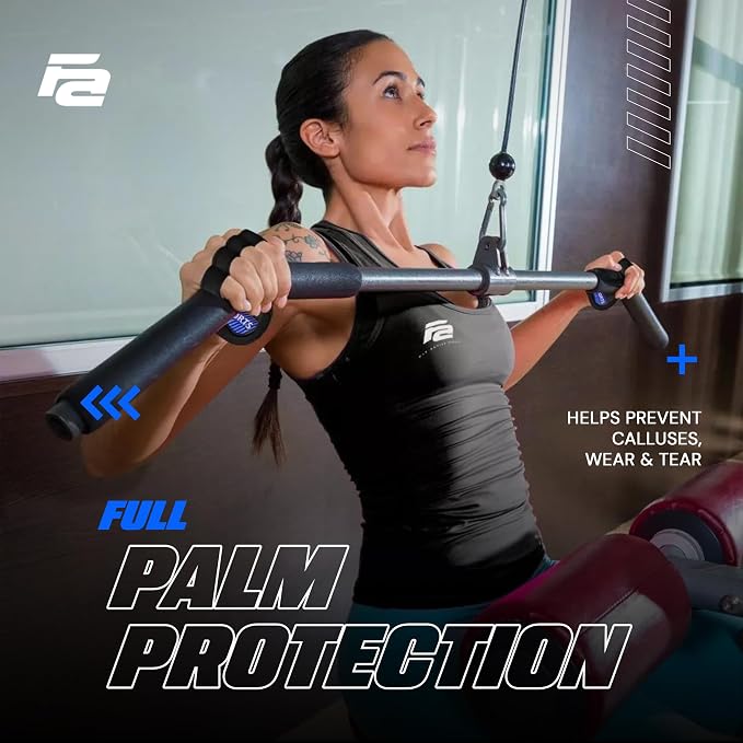 Workout Gloves for Gym - Durable Gym Grips, & Grip Pads - Rubber Padding to Avoid Calluses - Suits Men & Women