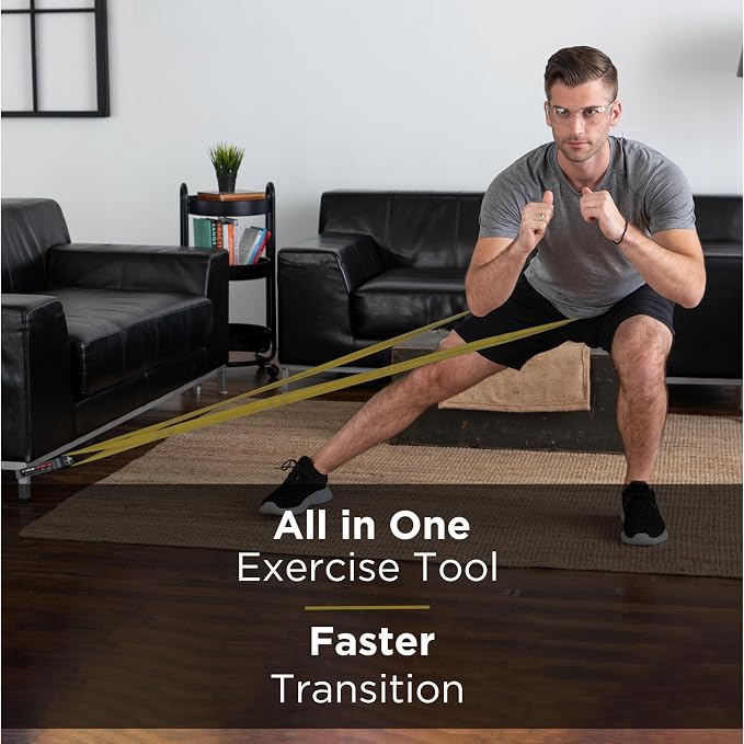 THERABAND CLX Resistance Band with Loops, 5-Foot Band