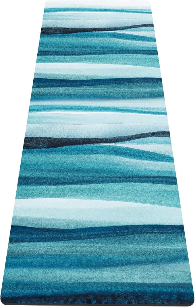 nuveti Yoga Mat Print Extra Thick TPE Non Slip Fitness Exercise Mat with Carrying Bag,72"x24" Extra Thick 6MM Exercise & Workout Mat for Yoga, Pilates Fitness and Floor Exercises