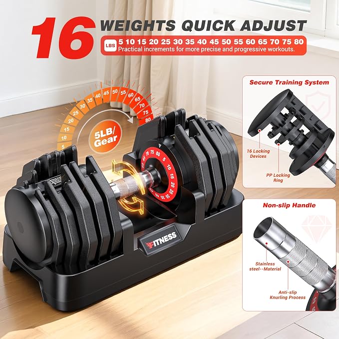 XDDIAS Workout Bench, 10 Backrests Adjustable Weight Bench with Extended Headrest, 800LBS Foldable Weight Bench for Home Gym, Incline Decline Flat Bench Compact for Small Space Training