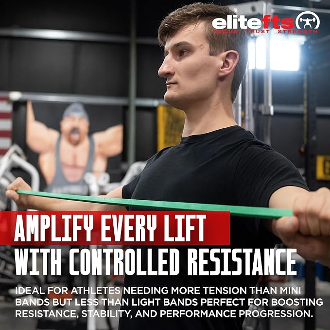 EliteFTS Pro Resistance Band - Boost Core Stability and Flexibility with This Portable, Joint-Friendly Tool