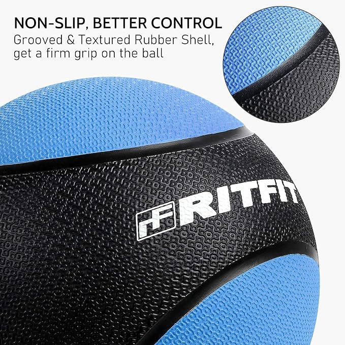 RitFit Balance Training, Coordination Fitness - Multiple Weights & Colors | Workout Exercise Ball for Core Strength, Balance Training, Coordination Fitness