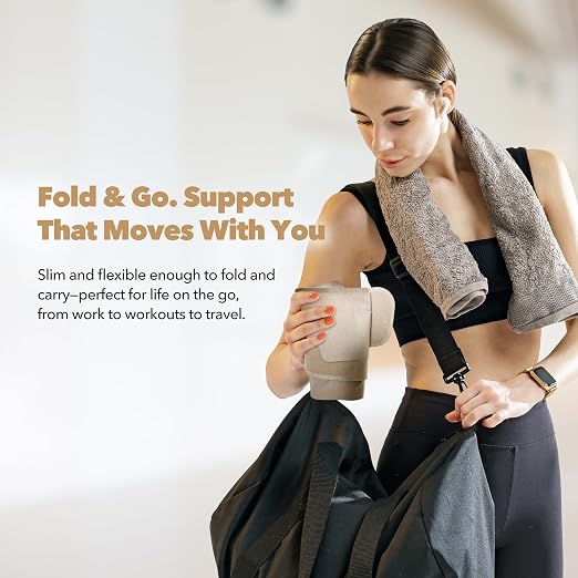 Slim Fit Lower Back Brace – Ultra-Thin Ergonomic H-Shaped Resin Support, Seamless Design for Strong & Comfortable Lumbar Support, Lightweight & Discreet Back Brace (Black, Large)