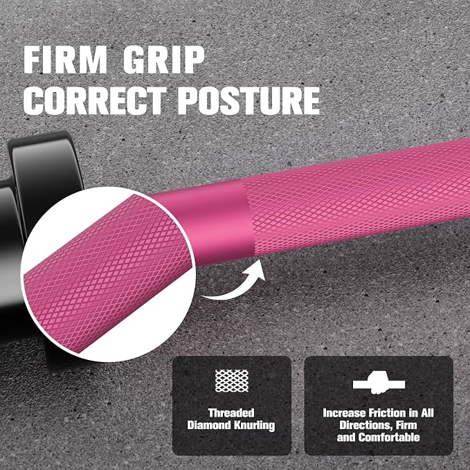 RITFIT Olympic Barbell 4ft/6ft - 2 Inch Weight Bar for Strength Training, Weightlifting, Squat, Deadlift, Bench Press, Curl, Overhead Press - 350lbs/500lbs Capacity
