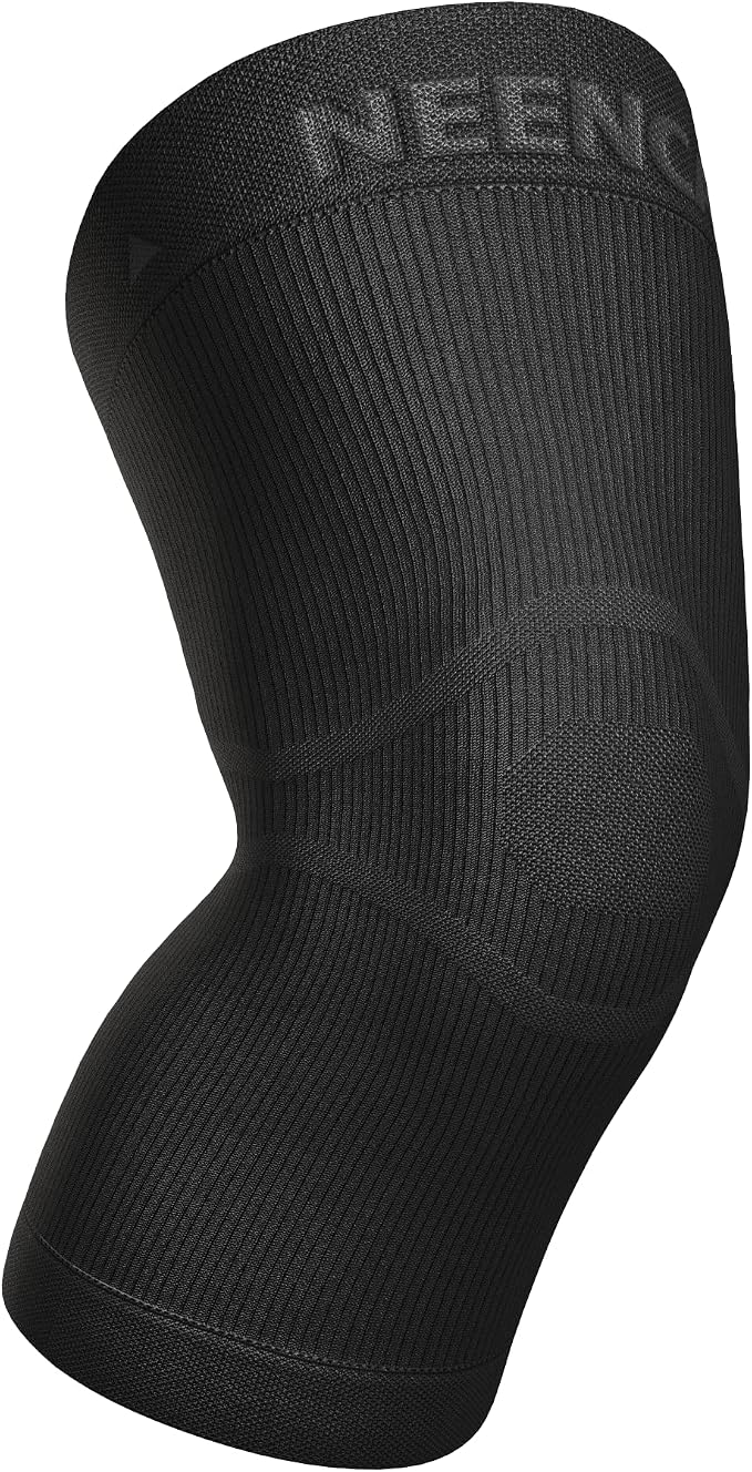NEENCA Ultra-thin Knee Sleeve for Knee Pain, Lightest Knee Compression Sleeve with Graphene Ions Infused Fabric for Pain Relief, Swelling, Arthritis, Poor Circulation, Running, Sport