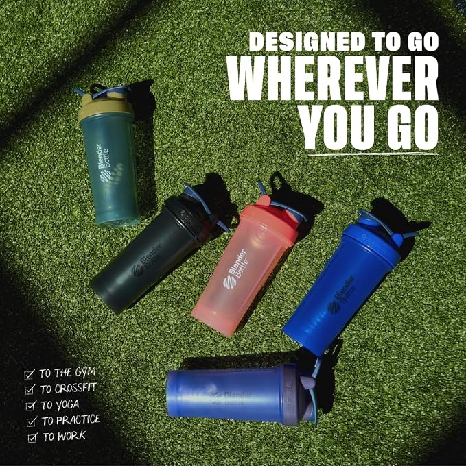 BlenderBottle Classic V2 Plastic Shaker Bottle 28 oz Mango