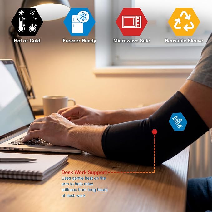 MED PRIDE Gel Compression Sleeve for Elbow and Knee, Hot & Cold Therapy