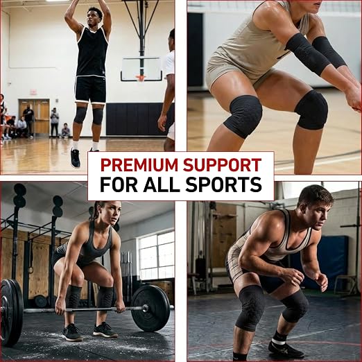 McDavid Moisture Wicking HEX Technology Knee Sleeves for Women/Men, Elbows & Shins Protection, Hex Pads