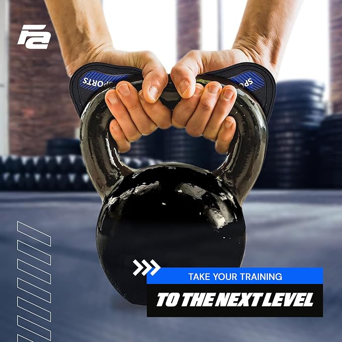 Workout Gloves for Gym - Durable Gym Grips, & Grip Pads - Rubber Padding to Avoid Calluses - Suits Men & Women
