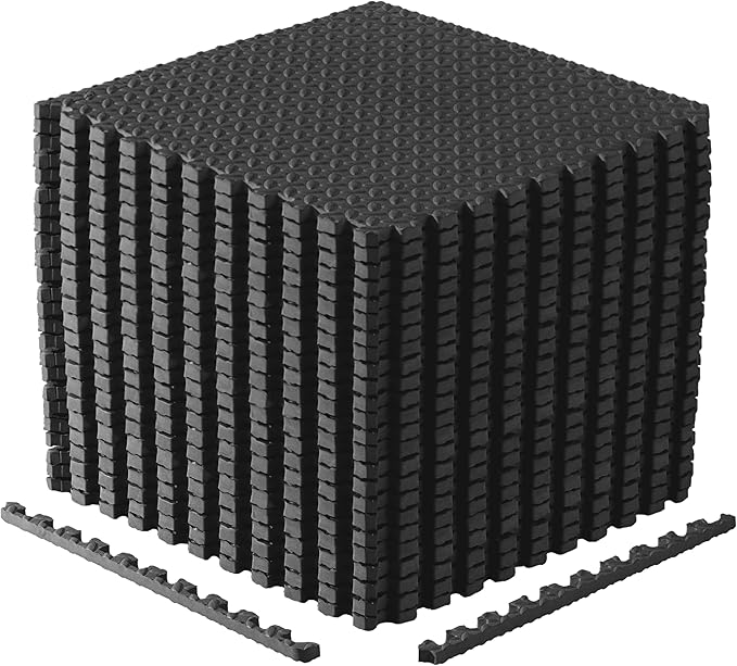 CAP Puzzle Exercise Mats | 3/4” Thick EVA Interlocking Foam Tiles for Home Gym Flooring | Multiple Options