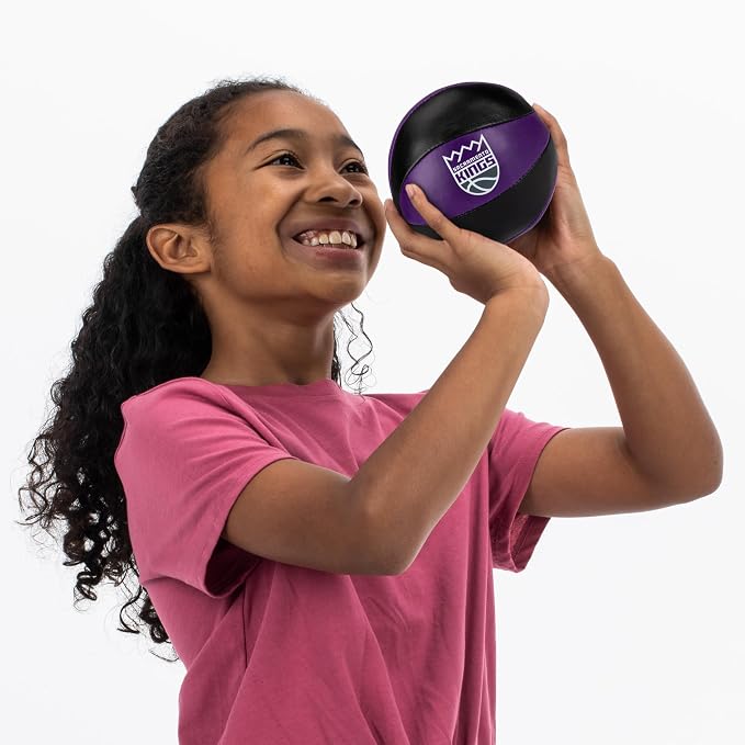 Franklin Sports NBA Toy Basketballs - 2 Pack of Kids Soft Mini Basketballs for Over The Door + Indoor Hoops - NBA Fan Shop