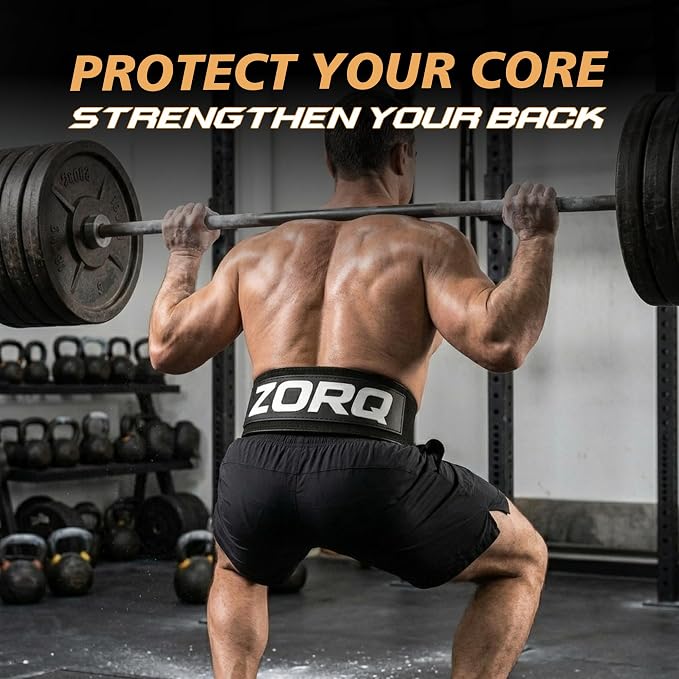 ZORQ Lever Belt Weight Lifting Belt - 10mm Thick 4 Inch Wide Genuine Leather Powerlifting Belt for Men & Women - Professional Gym Belt for Squats, Deadlifts, Bodybuilding & Strength Training