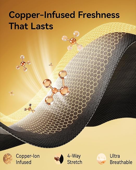 Copper-Infused Thigh Compression Sleeves 1 Pair Upgrade Medical-Grade | Anti-Slip Hamstring Compression Sleeves for Workouts,Sports Recovery ,Quad & Groin Support,Upper Leg Sleeve for Women Men XL