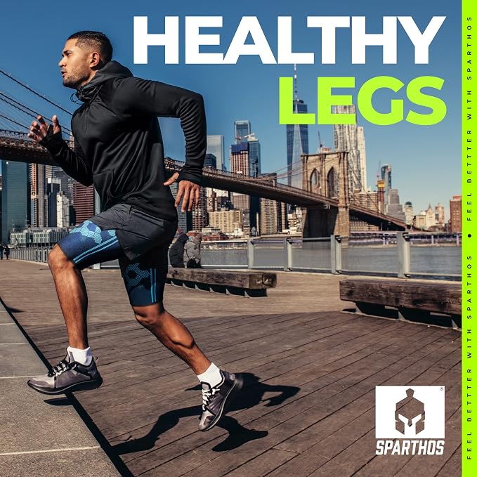 Sparthos Thigh Compression Sleeves, Quad Wrap, Hamstring Brace