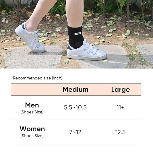 Drop Foot Brace - Adjustable AFO Ankle Brace for Walking & Stroke Recovery, Breathable Material for Ankle and Foot Support, Comfortable Design (Large/Left)