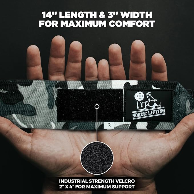 Wrist Wraps + Lifting Straps Bundle (2 Pairs) for Weightlifting, Cross Training, Workout, Gym, Powerlifting, Bodybuilding - Support for Men/Women, Avoid Injury During Weight Lifting