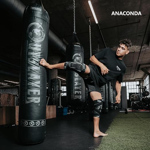 Anaconda Fightwear Stabilizer Knee Brace (X-Large) - Compression Support Sleeve with Spring Stabilizers for Shock Absorption & Joint Health - Fits Left or Right Leg - Ideal for Athletes, Men and Women