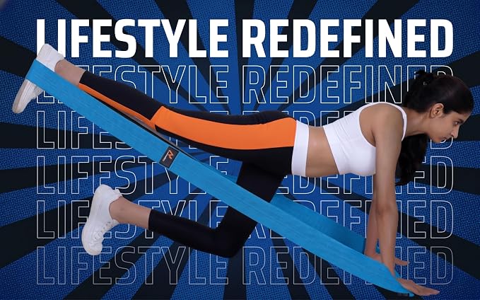 76 Inch Fabric Resistance Band for Strength Training, Mobility, and Stretching, Non-Slip Workout Band for Athletes, Home Gyms, Yoga, and Physical Therapy