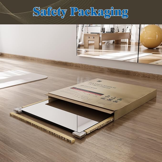 Glassless Floor Mirror, 71×39”, Wide Shatterproof Full Length Mirror for Bedroom or Entryway, Ultra-Light Wall Mounted or Leaning, White Frame