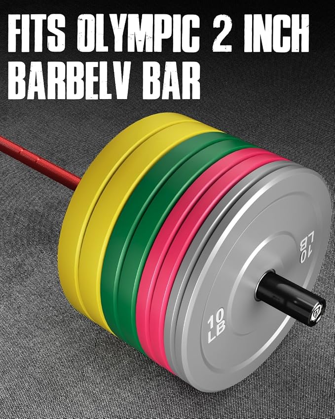 PB01 7FT Olympic Barbell, Weight Bar with Knurled Grip for Squats, Deadlifts, Weightlifting, Strength Training, Bench Press, Fits 2-inch Standard Weight Plates, 1500LB Capacity