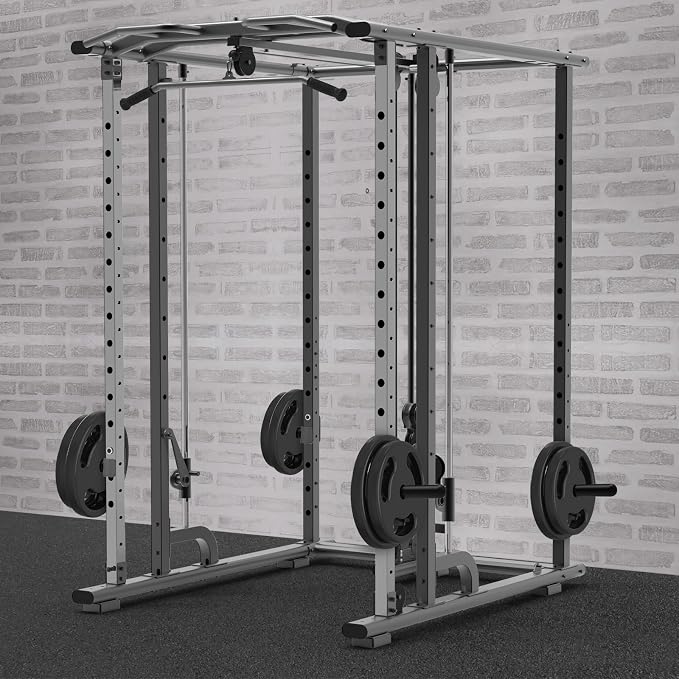 Kipika Weight Plate Holder for 2x2 and 3x3 Power Rack - Attachment for Storage - Fits Standard 1-inch or Olympic 2-inch Plates - Set of 2