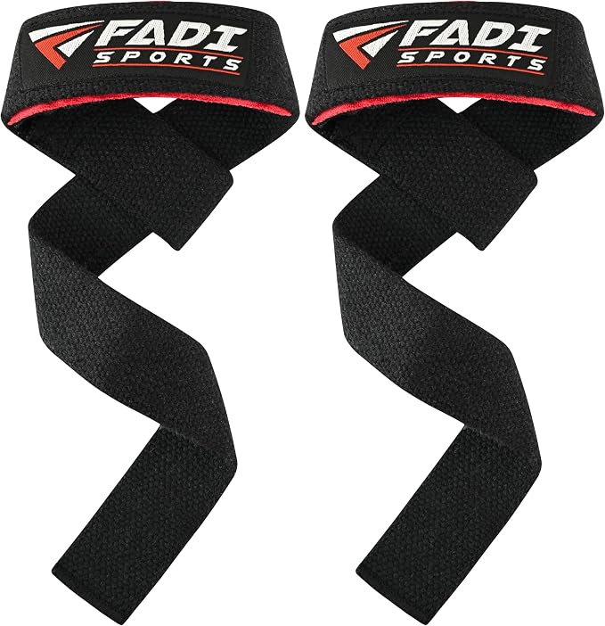 Lifting Wrist Straps for Weightlifting, Bodybuilding, Powerlifting & Deadlifts – 24 Inch Cotton Straps with Padded Neoprene for Strength Training & Grip Support