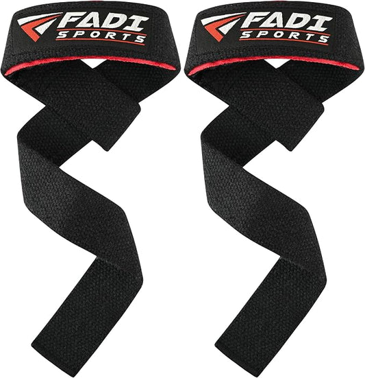Lifting Wrist Straps for Weightlifting, Bodybuilding, Powerlifting & Deadlifts – 24 Inch Cotton Straps with Padded Neoprene for Strength Training & Grip Support