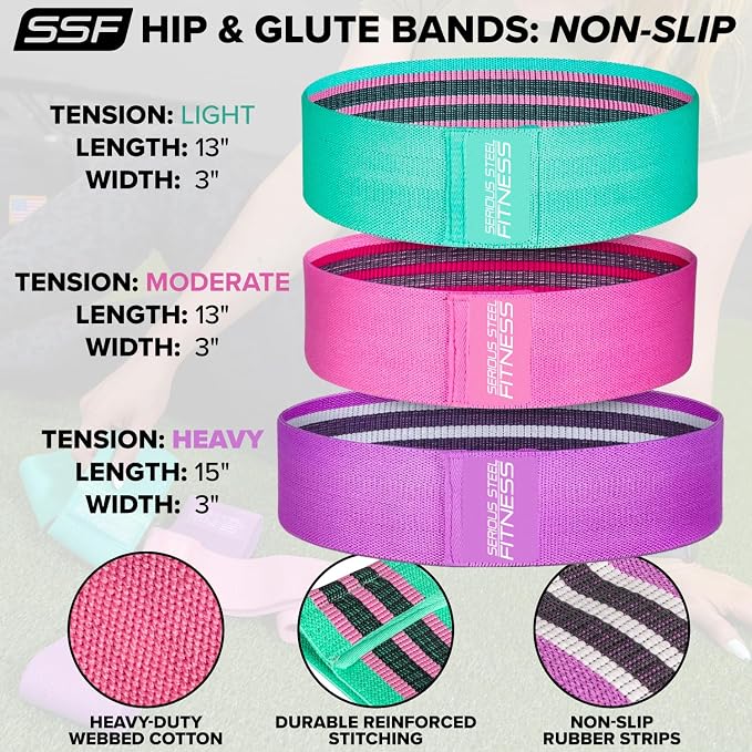 Hip and Glute Activation Band | Squat & Deadlift Warm-up Band for Hips and Glutes