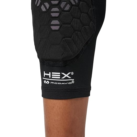 McDavid HEX Viz Knee / Elbow Pad Pair Black/Grey XL