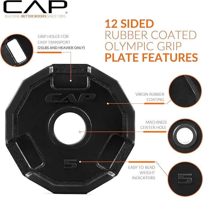 CAP Barbell 2-Inch Olympic Weight Plate | Multiple Options