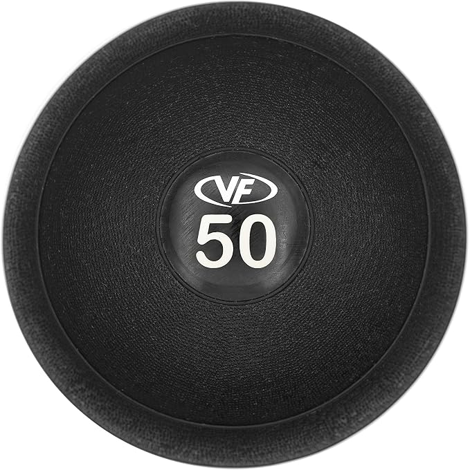 Valor Fitness Slam Ball - Durable Weighted Ball for Crossfit, Strength Training, HIIT, and Cardio Workouts, Non-Bounce Design, Multiple Weights Available