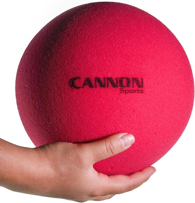 Cannon Sports Soft Foam Ball – Uncoated Medium Density Ball - Lightweight, Safe Play, Indoor/Outdoor Fun - Great for Volleyball, Basketball, Soccer, Dodgeball, and More