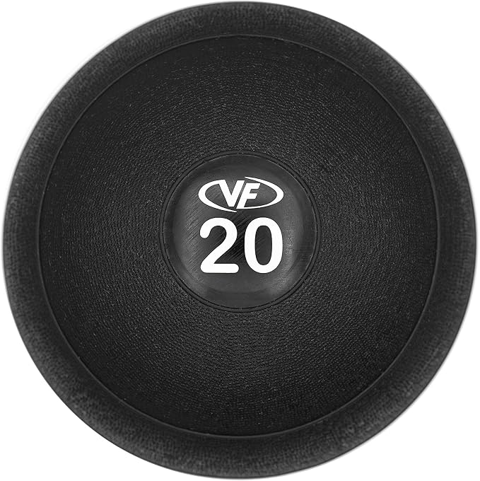 Valor Fitness Slam Ball - Durable Weighted Ball for Crossfit, Strength Training, HIIT, and Cardio Workouts, Non-Bounce Design, Multiple Weights Available