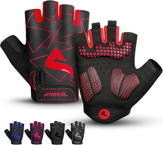 ATERCEL Cycling Gloves, Bike Gloves for Men Women, Bicycle Glove for Cycling, Workout, Gym, Training, Weight Lifting Outdoor, Mountain Bike, and Riding