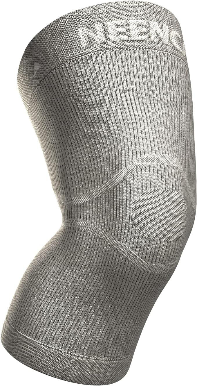 NEENCA Ultra-thin Knee Sleeve for Knee Pain, Lightest Knee Compression Sleeve with Graphene Ions Infused Fabric for Pain Relief, Swelling, Arthritis, Poor Circulation, Running, Sport
