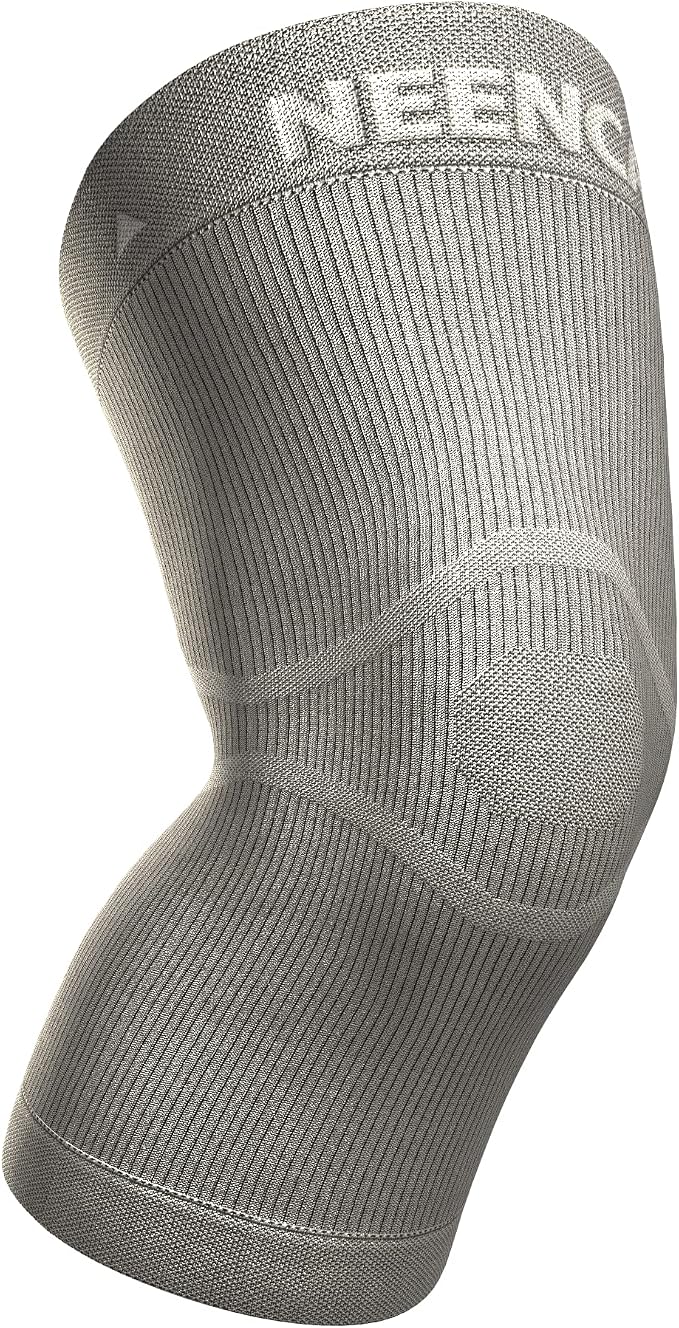 NEENCA Ultra-thin Knee Sleeve for Knee Pain, Lightest Knee Compression Sleeve with Graphene Ions Infused Fabric for Pain Relief, Swelling, Arthritis, Poor Circulation, Running, Sport